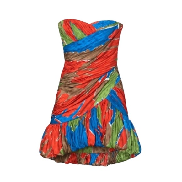 NWT Tory Burch Silk Mini Party Dress Size 10 - Picture 3 of 4